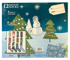 Hyp Star Wars Baby Yoda The Mandalorian Juniors/Womens 12 Days of Socks in Advent Gift Box