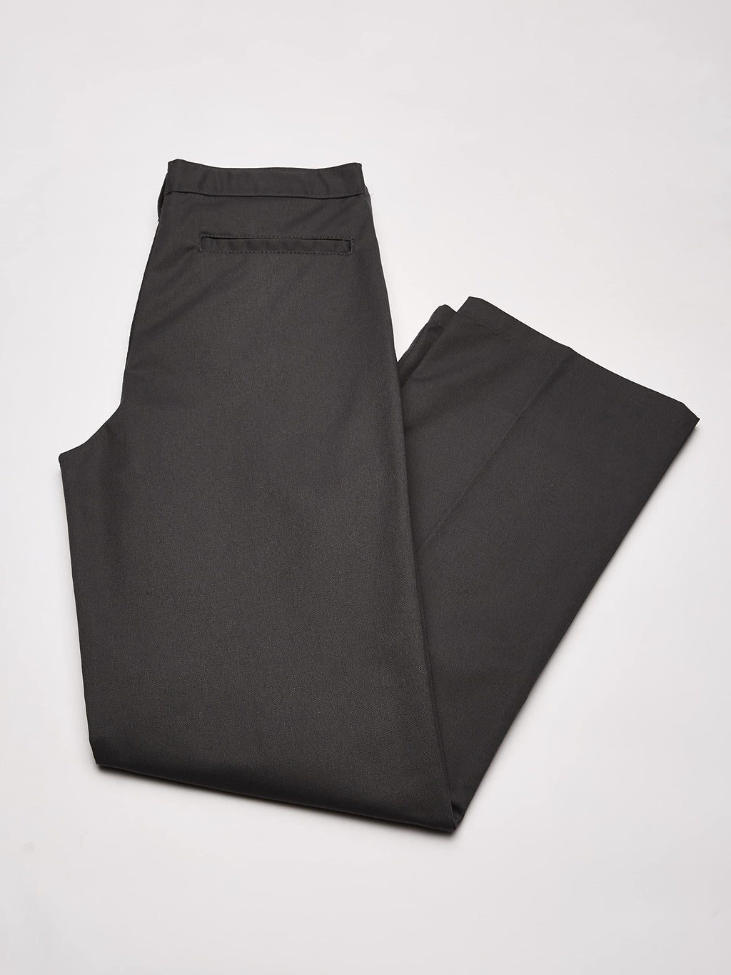 Dickies Boy's Big Flex Waist Flat Front Pants, Charcoal, 16 Husky