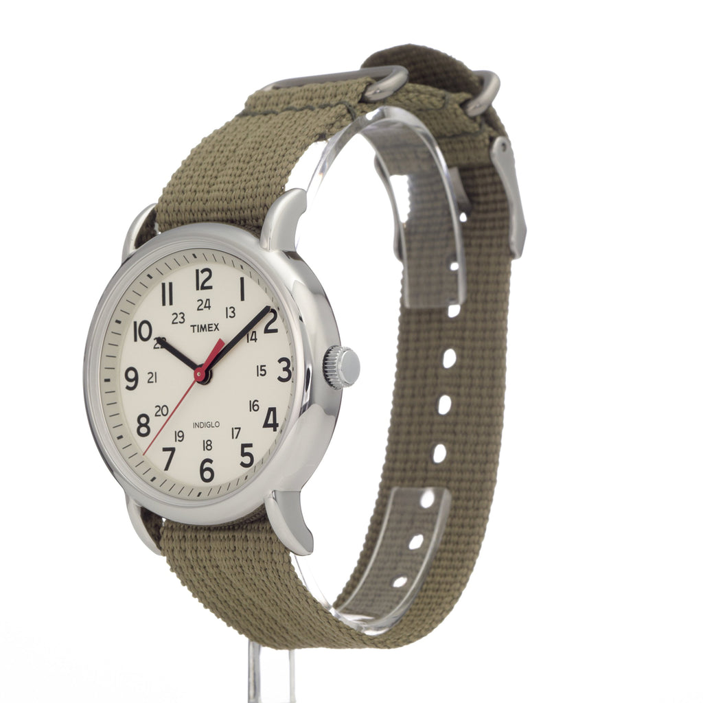 Timex Weekender Analog Beige Dial Unisex Watch - T2N651