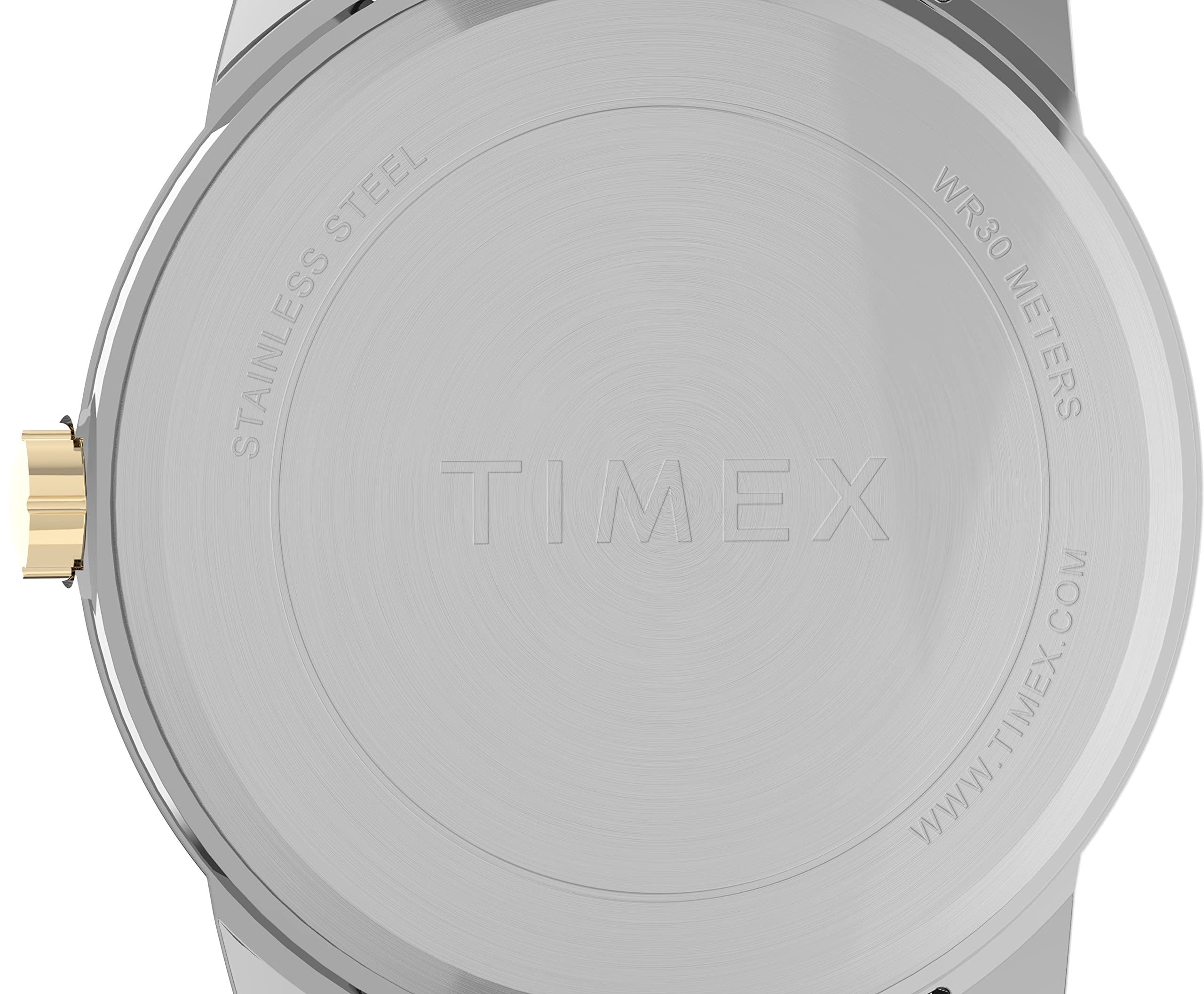 Timex Men's Easy Reader 25mm Perfect Fit Watch - Silver-Tone Case Black Dial with Silver-Tone Expansion Band