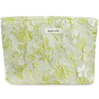 STARDW Flower Cosmetic Bags Makeup Bags for Women and Girls,Travel Makeup Bag Large Capacity Canvas Makeup Bag,Makeup Organizer 