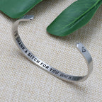JoycuFF Best Friends Gifts for Her Women Inspirational Bracelets for Friends Friendship Stainless Steel Cuff Birthday Christmas