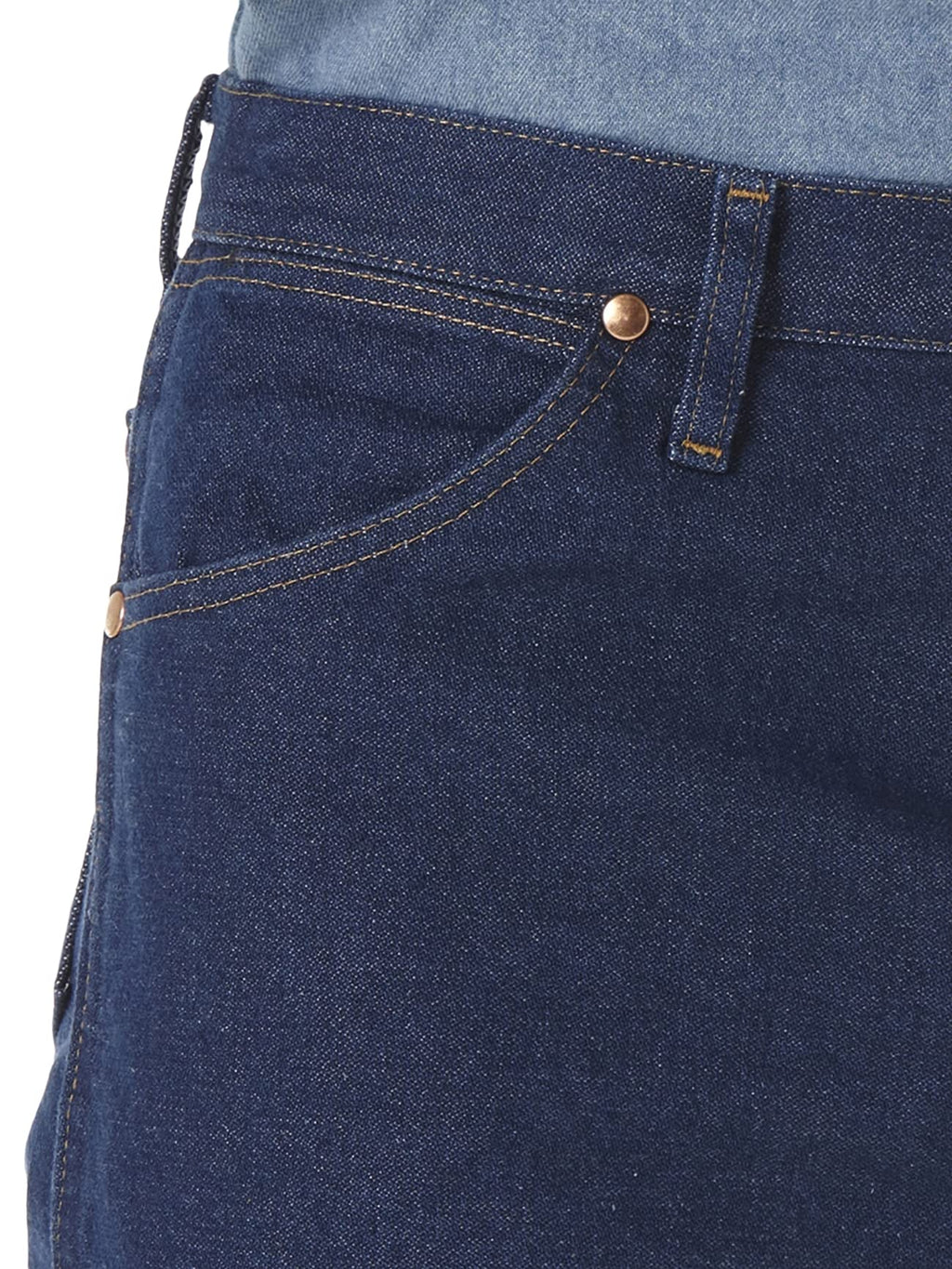 Wrangler Men's 13MWZ Cowboy Cut Original Fit Jean, Prewashed Indigo, 42W x 30L