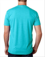 Next Level Men's CVC Crew S TAHITI BLUE