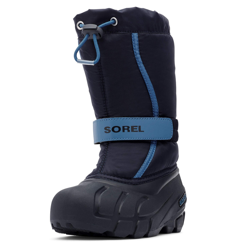 Sorel Youth Unisex Little Children's Flurry Boot - Collegiate Navy, Atmosphere - Size 11