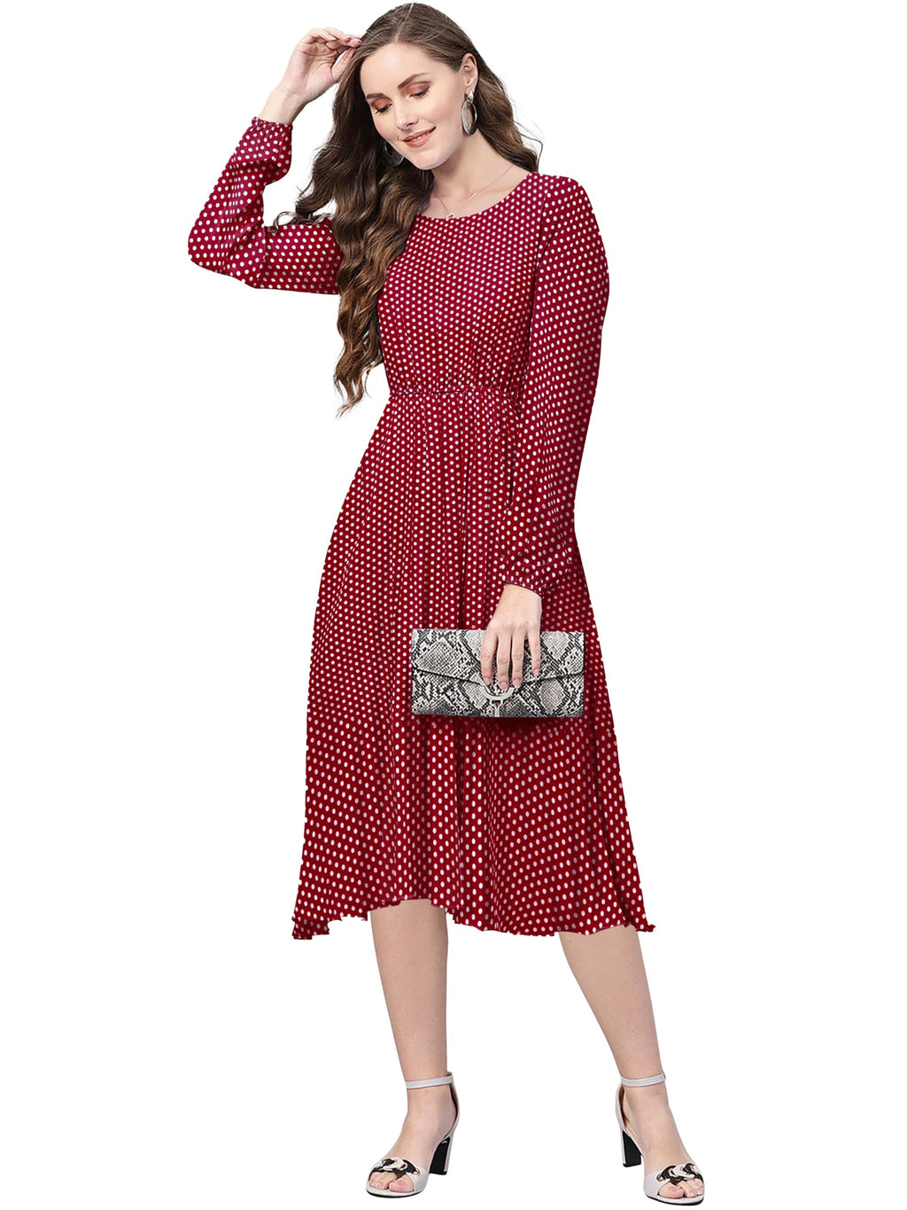 Toochki Kurti For Women | Kurtis For Women | One Piece Kurti | Flared Kurti For Women | Maroon Kurti | Midi Length Kurti | Cotto