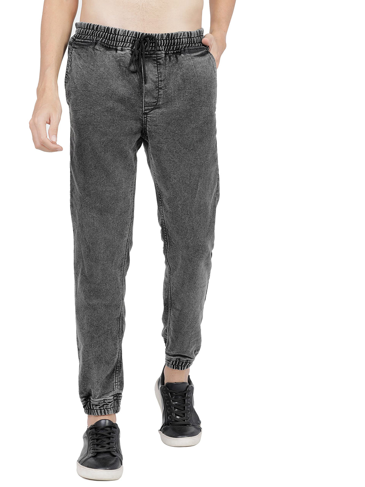 Ketch MenS Mid Rise Regular Jeans (Khjn000160_Grey_36)
