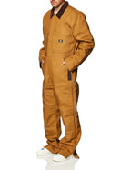 Dickies Men's Premium Insulated Duck Coverall, Brown Duck, Large Tall