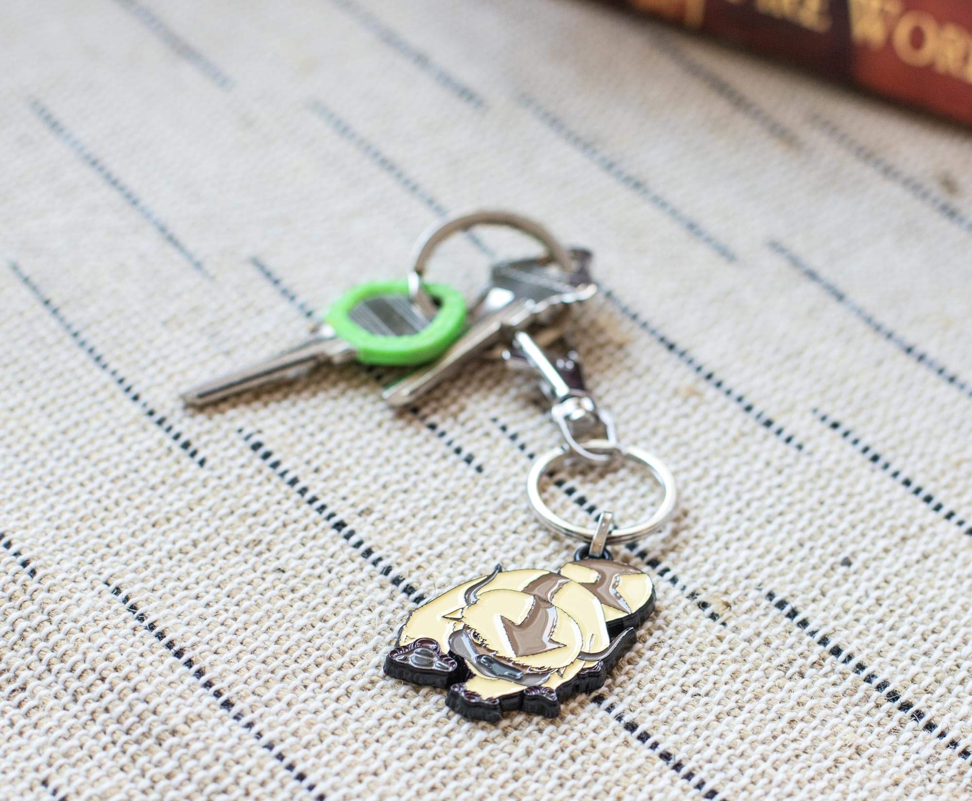 SalesOne LLC Avatar: The Last Airbender Appa Enamel Pendant Keychain