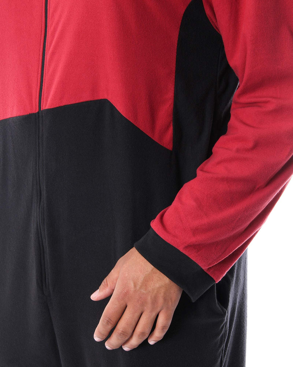 INTIMO Star Trek Men's The Next Generation TNG Picard Command Uniform One Piece Costume Pajama Union Suit (L/XL)