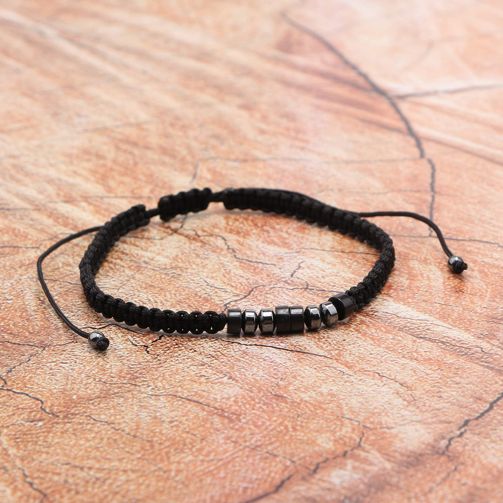 JoycuFF Nana Morse Code Bracelets for Women Handmade Silk Wrap Strand Jewelry Unique Trendy Christmas Thanksgiving Day Gifts for