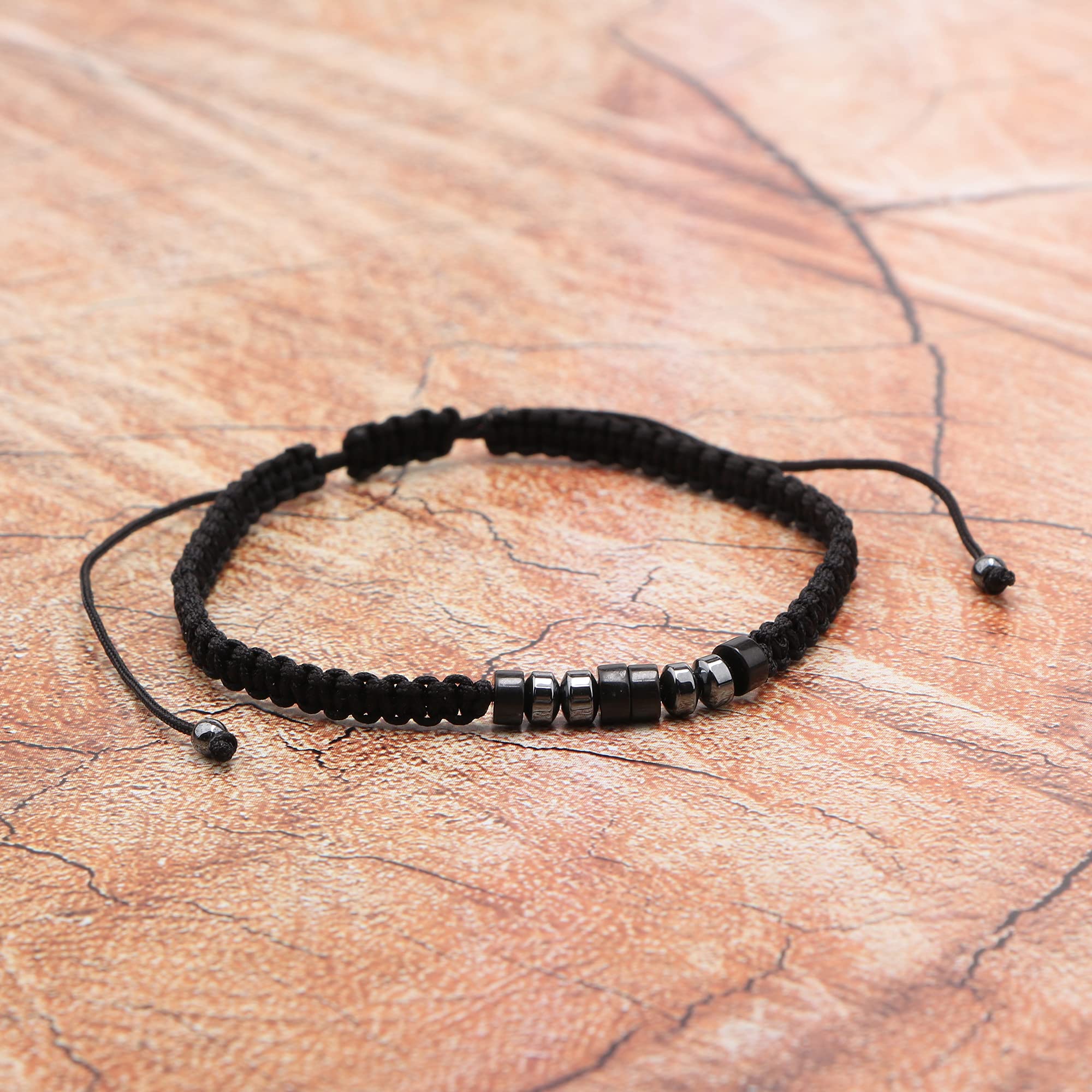 JoycuFF Nana Morse Code Bracelets for Women Handmade Silk Wrap Strand Jewelry Unique Trendy Christmas Thanksgiving Day Gifts for