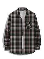 Noble Monk MenS Regular Long Sleeve Cotton Check Shirt | Casual Shirt With Spread Collar