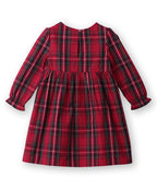 Beebay Kids Girls Tartan Checks Yoke Dress RED