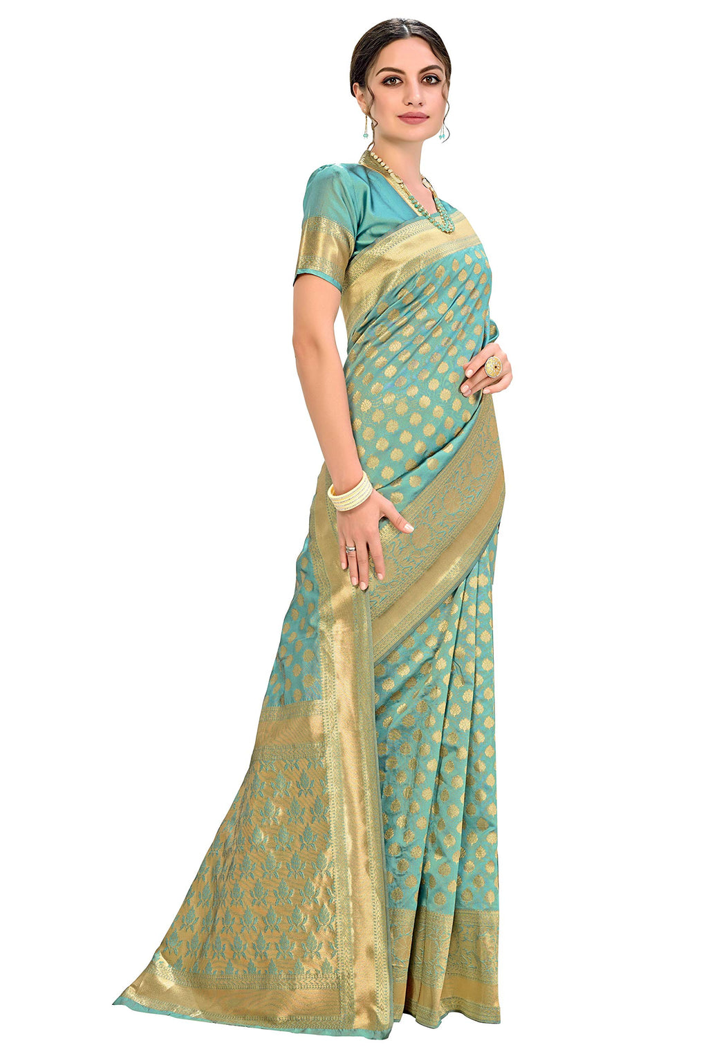 Glory Sarees Womens Art Silk Kanchipuram Saree