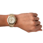Fossil Men's Dean Quartz Stainless Steel Chronograph Watch, Color: Gold (Model: FS4867IE)