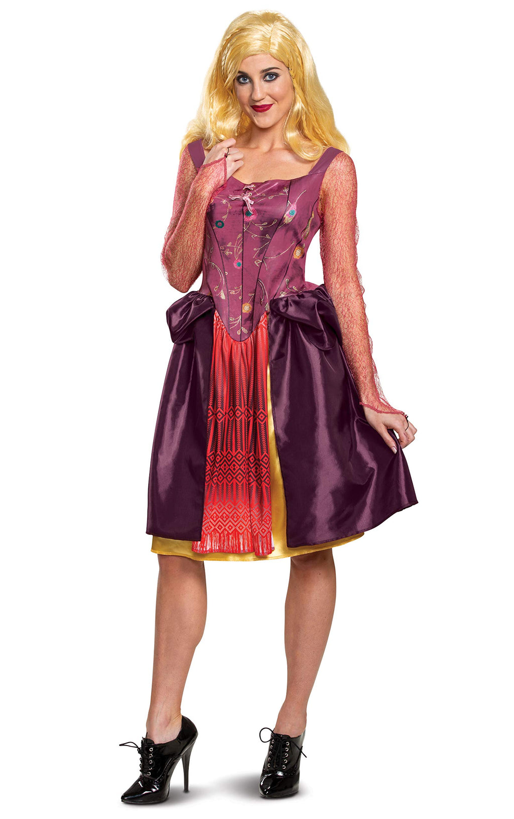 Disguise DG15181T Disney Hocus Pocus Live Action Classic Sarah Teen & Junior Costume - Size 7-9