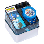 Sonic The Hedgehog Kids Digital Watch - Flashing LED Light-Up Display, Easy-to-Read Time, Adjustable Strap, and Sonic Character