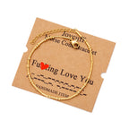 JoycuFF Morse Code Bracelets Funny Christmas Valentine 's Day Gifts for Women Her Wife Girlfriend Fashion Best Friend BFF Friend