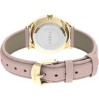 Timex Women's Modern Easy Reader 32mm Watch - Rose Gold-Tone Case White Dial with Pink Genuine Leather Strap
