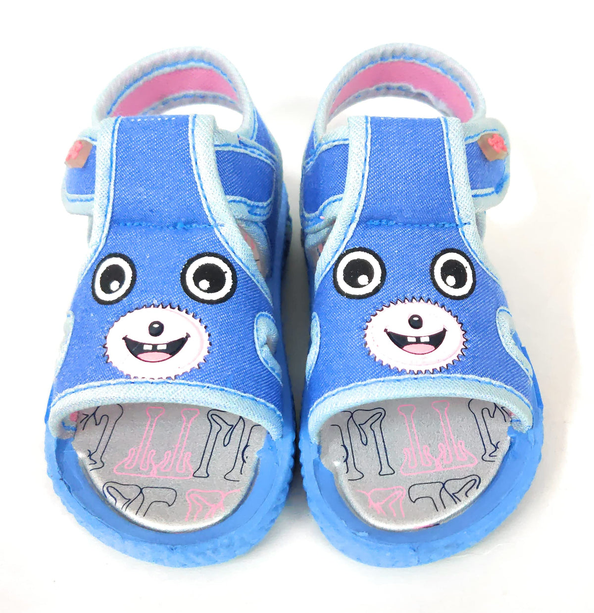 Coolz Kids ChuChu Sound Musical First Walking Sandals Baby5 For Baby Boys And Baby Girls For 12.5 Years (Blue, 18_Months) 18