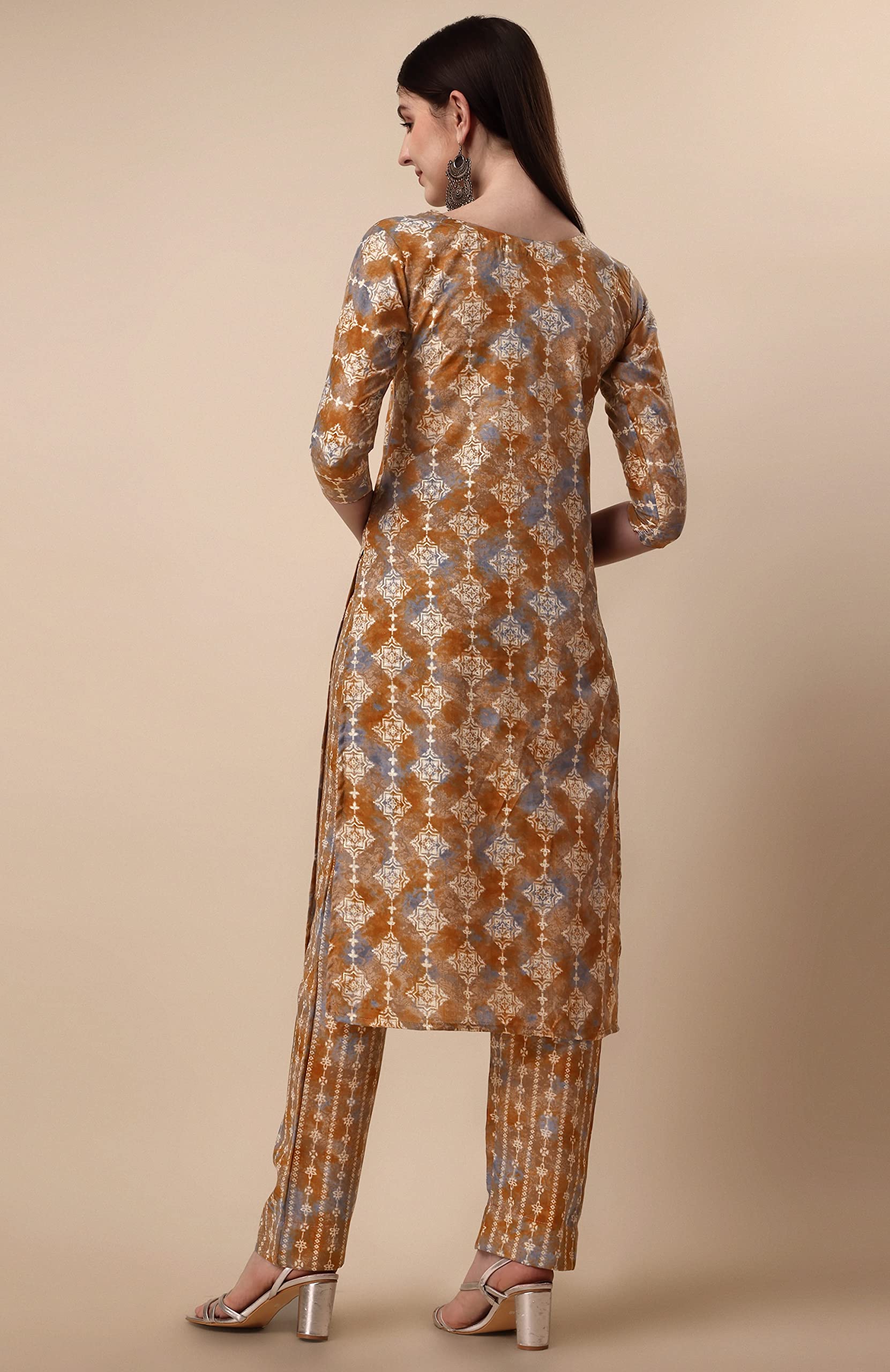 Fashion Basket Womens Cotton Printed Kurta Set (Fb-Es-E6023)