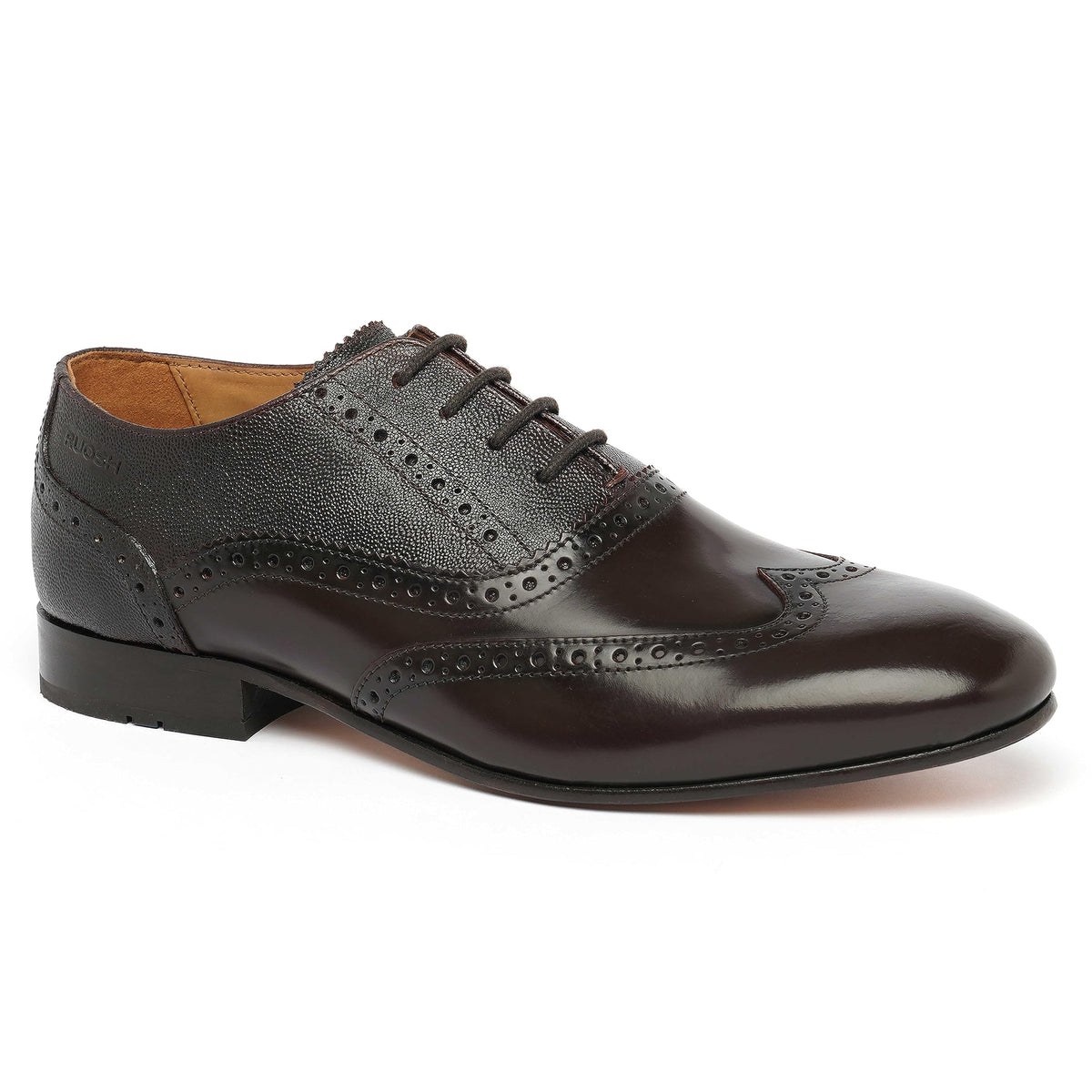 Ruosh The Tivoli Men Burgandy Glossy Oxford 6-39