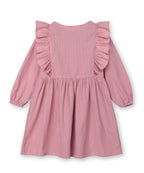 Beebay Kids Girls Button Through Striper Dress Pink