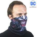 Concept One DC Comics The Joker Multi-Purpose Neck Gaiter Scarf Bandana, Black, One Size
