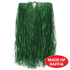 Beistle Extra Large Raffia Hula Skirt, Green