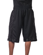 Pro Club Men's Heavyweight Mesh Basketball Shorts, Black, Medium