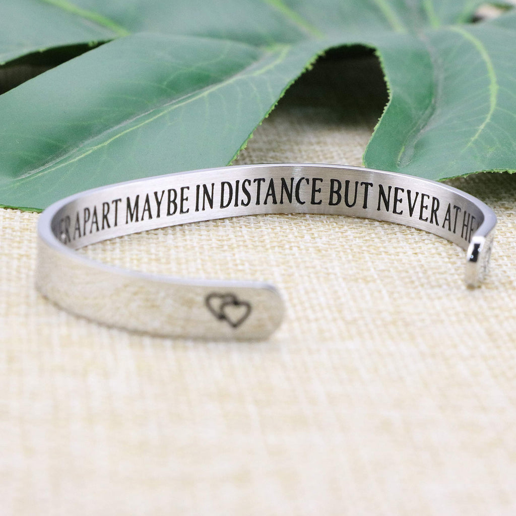 JoycuFF Mother Gifts for Mama Mother from Daughter Son Inspirational Cuff Bangle Bracelets for Women Birthday Christmas Gifts fo