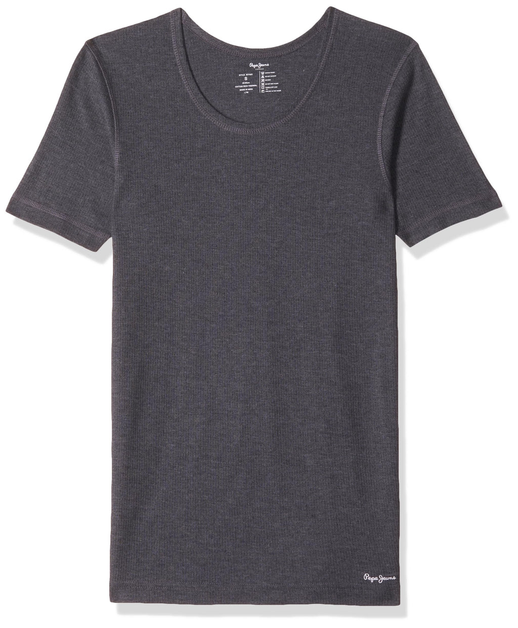Pepe Jeans Men Thermal Vests, Charcoal, L