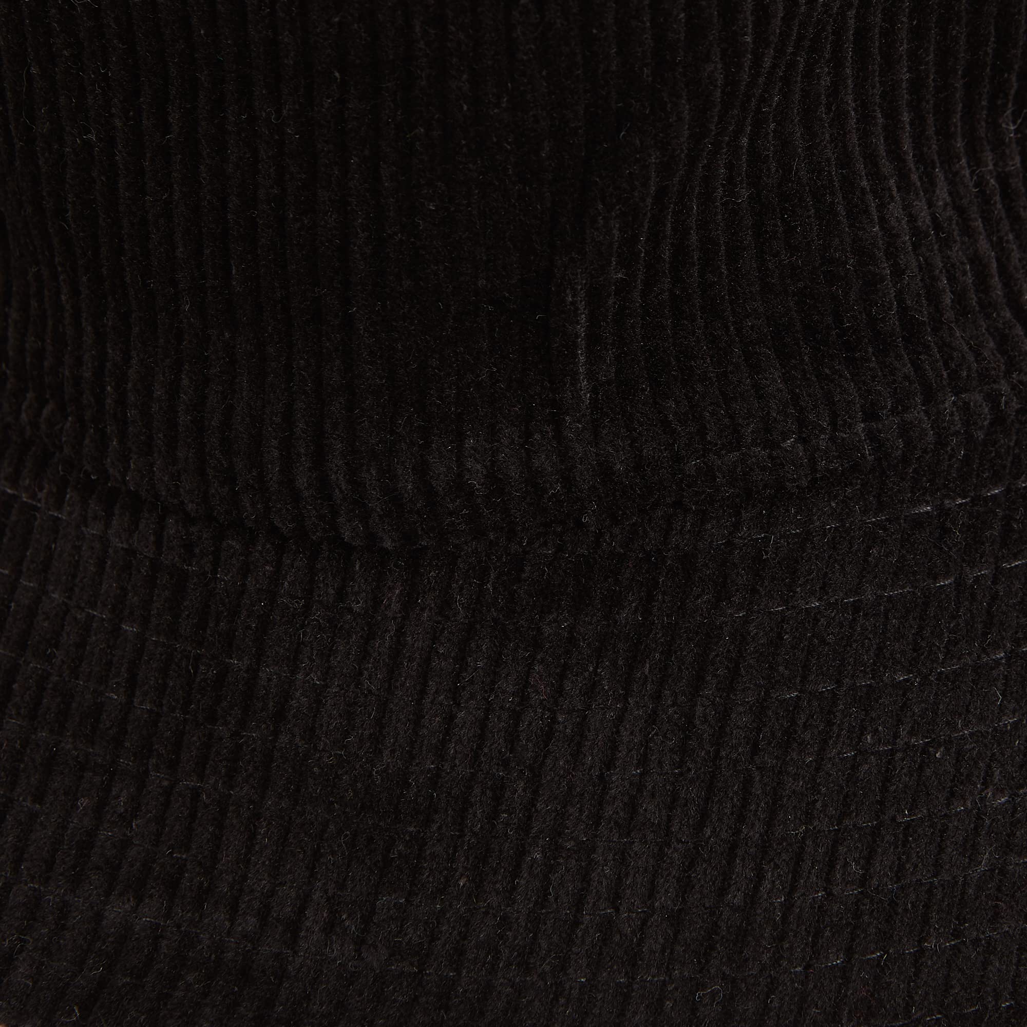 CORDUROY BUCKET HAT - BLACK