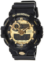 Casio Men's 'G Shock' Quartz Resin Casual Watch, Color:Black (Model: GA-710GB-1ACR)