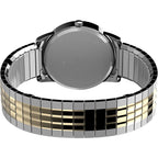 Timex Men's Easy Reader 38mm Watch - Two-Tone Case Blue Dial with Two-Tone Stainless Steel Expansion Band