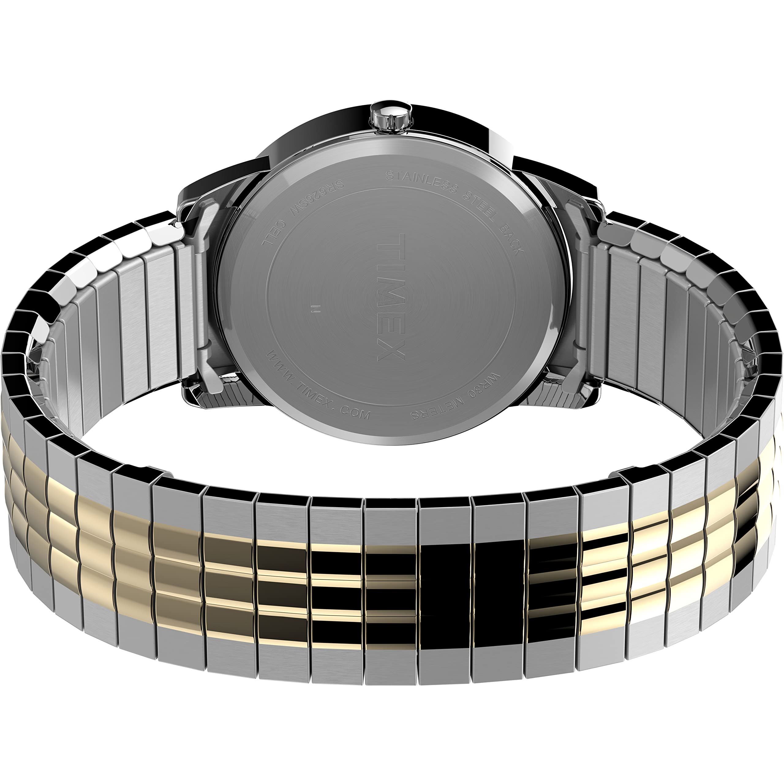 Timex Men's Easy Reader 38mm Watch - Two-Tone Case Blue Dial with Two-Tone Stainless Steel Expansion Band