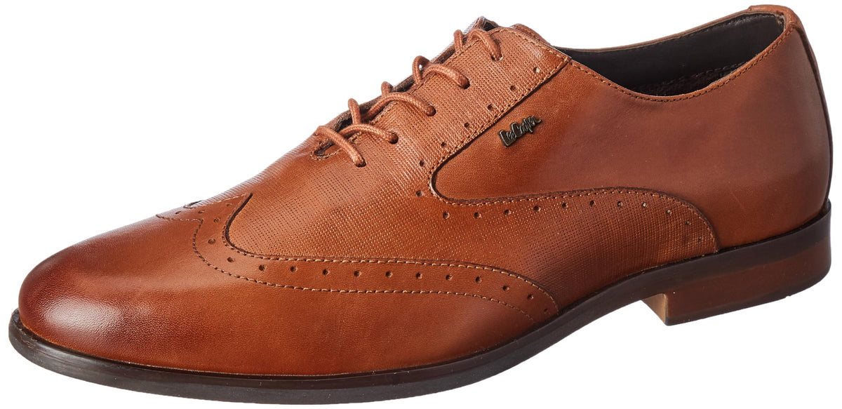 Lee Cooper Mens Tan Workwear Oxford Shoes 10-44