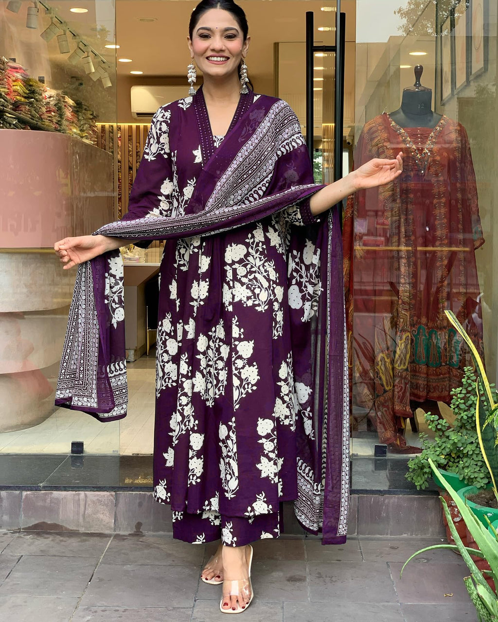 Toochki Salwar Suit With Dupatta For Women | Anarkali Salwar Suit With Dupatta For Women | Kurta Set With Dupatta| Embroidered W