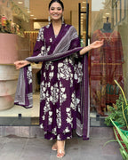 Toochki Salwar Suit With Dupatta For Women | Anarkali Salwar Suit With Dupatta For Women | Kurta Set With Dupatta| Embroidered W