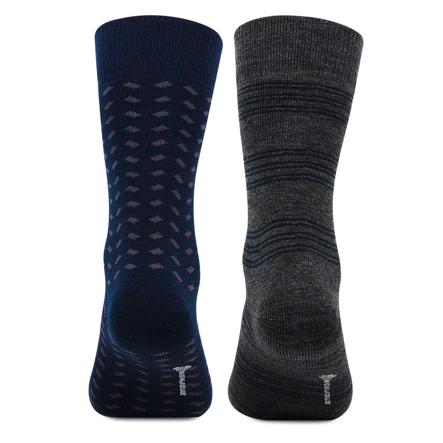 Bonjour Mens Cushioned Woollen Crew Length Socks