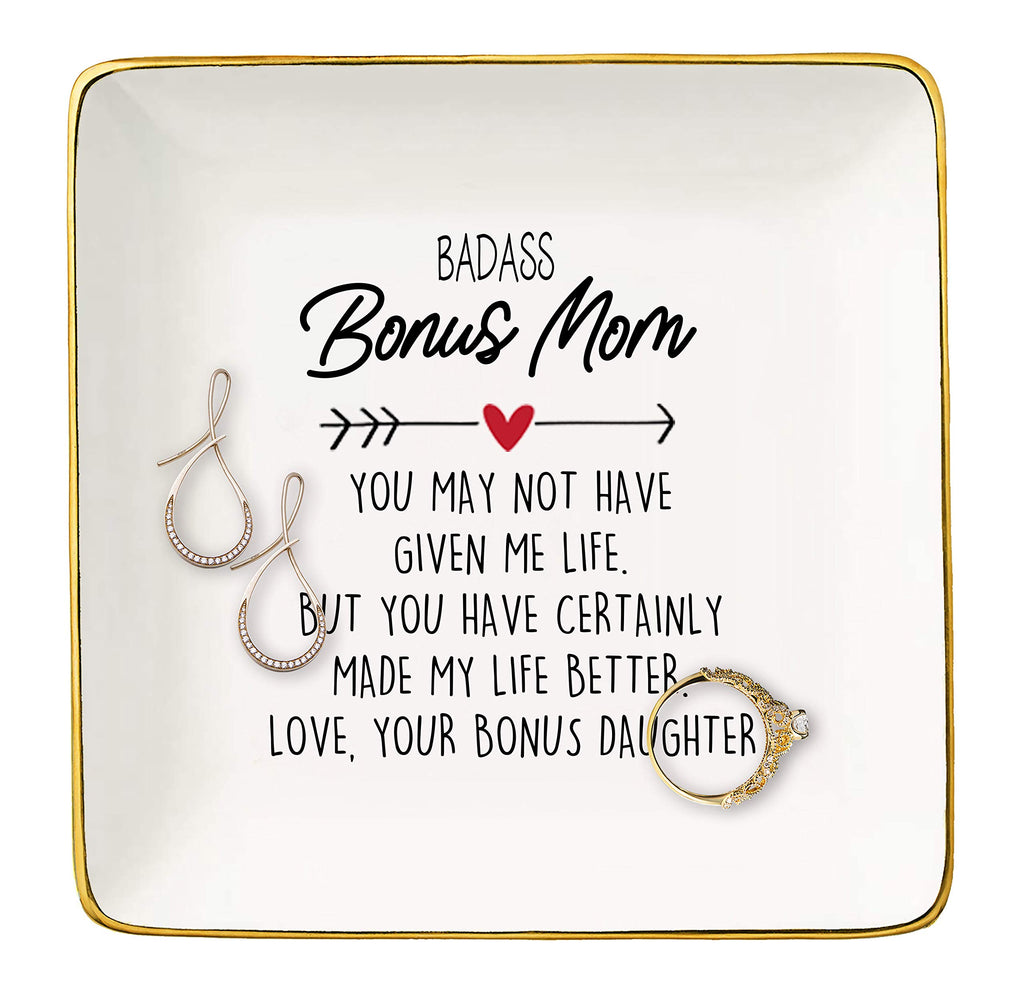 Mother's Day Gift for Bonus Mom Mother-in-Law Step Mother from Son or Daughter -Birthday Christmas Gift for Unbiological Mom - Y