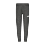 PUMA Boys' Core Logo Jogger, Side Seam Pockets, Elastic Waistband, Pull On Pant, Charcoal Grey, 5