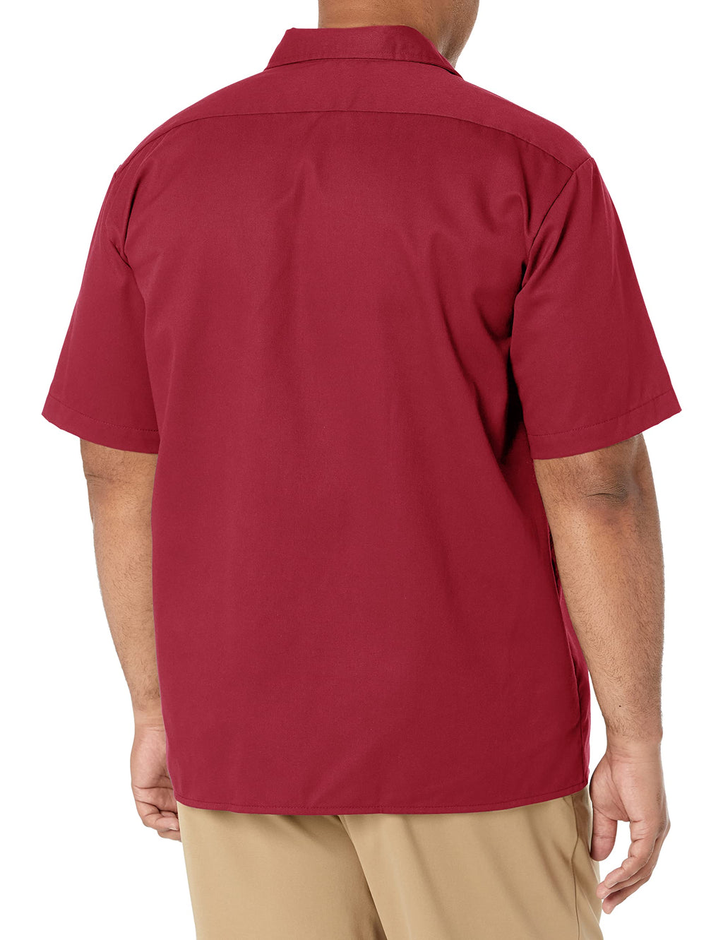 Unisex Short-Sleeve Work Shirt - BLAcK - S(D0102H7MFB6)