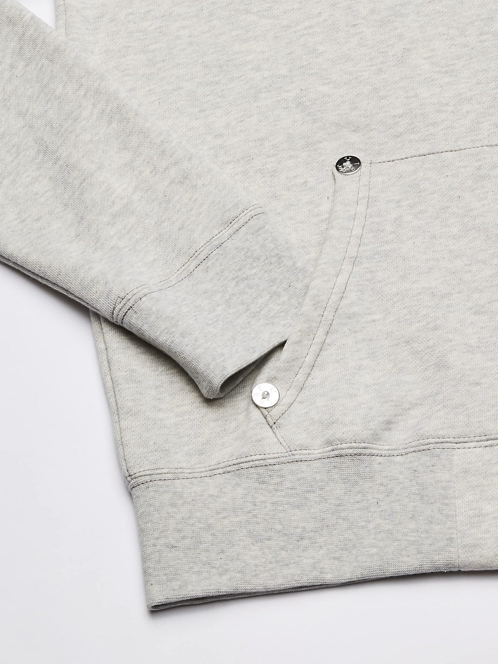 True Religion Men's Buddha Logo Zip Hoodie Sweatshirt, Oatmeal, M