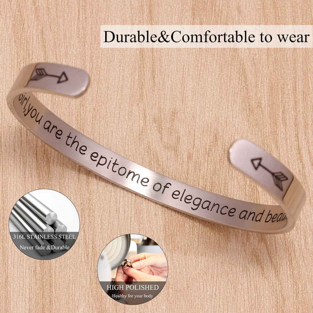 Btysun Bracelets for Teen Inspirational Gifts for Teenage 18th 21st Birthday Gifts for Her Daughter Niece Best Friend Christmas