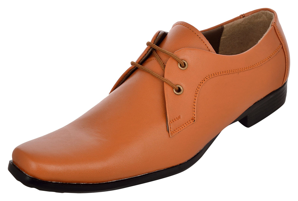exotique Mens Tan Derby Shoes  9 UK 9