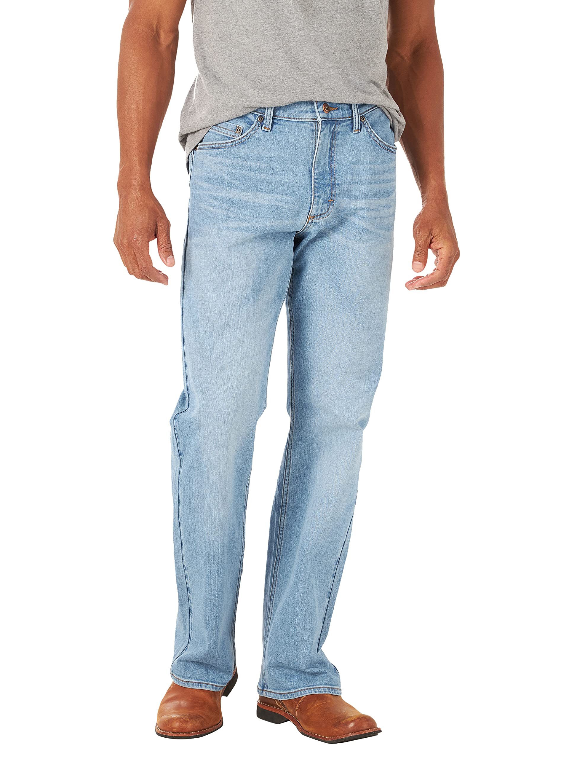 Wrangler Authentics Men's Relaxed Fit Boot Cut Jean, Duncan, 38W x 32L