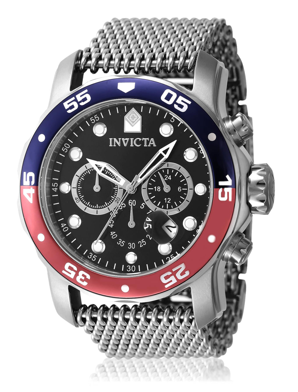 Invicta Men's 47630 Pro Diver Quartz Chronograph Black Dial Watch