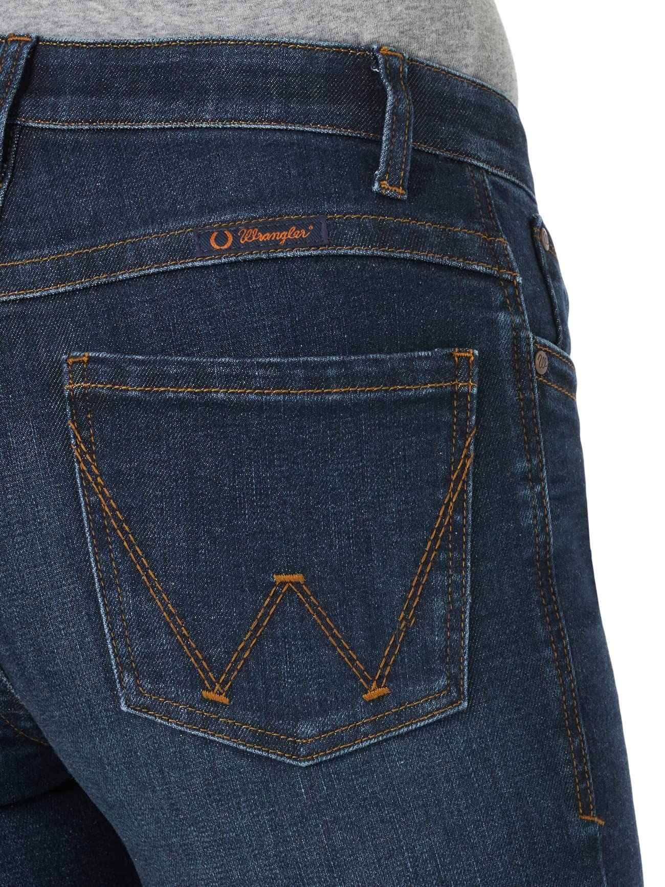 Wrangler Women's Willow Mid Rise Performance Waist Boot Cut Ultimate Riding Jean, Maggie, 13-34
